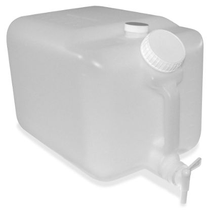 Picture of E-Z Fill E-Z Fill Container - External Dimensions: 16in Length x 10in Width x 9.5in Height - 5 gal - Plastic - Translucent - For Chemical - 1 Each