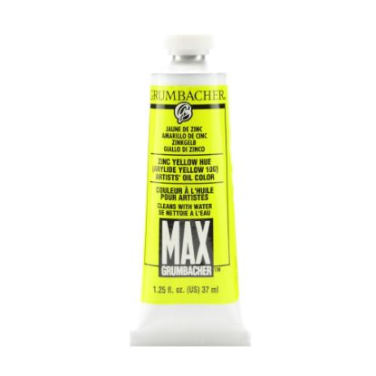 Picture of Grumbacher Max Water Miscible Oil Colors, 1.25 Oz, Zinc Yellow Hue, Pack Of 2