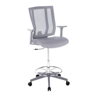 Picture of VARI Nylon High-Back Drafting Chair, Gray