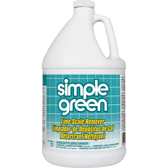 Picture of Simple Green Lime Scale Remover - Liquid - 128 fl oz (4 quart) - Wintergreen Scent - 6 / Carton