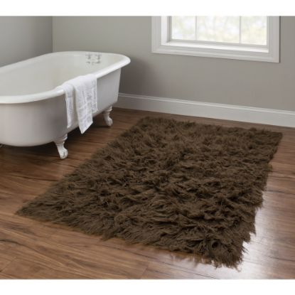 Picture of Linon Flokati Area Rug, 43in x 67in, Morrigan 1400G Cocoa