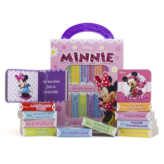 Picture of Phoenix International Kids My First Library Minnie Mouse Books, Set Of 12 Books