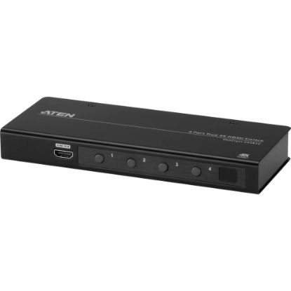 Picture of ATEN 4-Port True 4K HDMI Switch - 4096 x 2160 - 4K - 4 x 1 - Display - 1 x HDMI Out