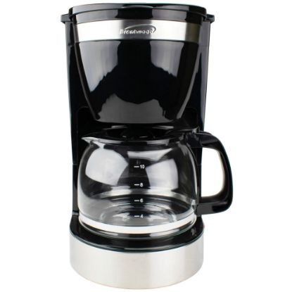 Picture of Brentwood TS-215BK 12-Cup Coffee Maker, Black - 800 W - 12 Cup(s) - Multi-serve - Black