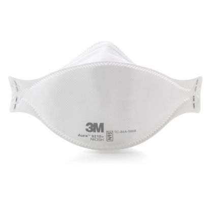 Picture of 3M Aura N95 Particulate Respirators, 9205+, White, Pack Of 440 Respirators