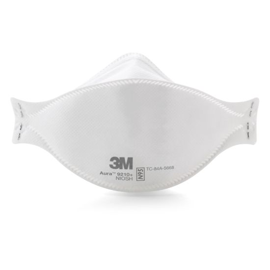 Picture of 3M Aura N95 Particulate Respirators, 9205+, White, Pack Of 440 Respirators