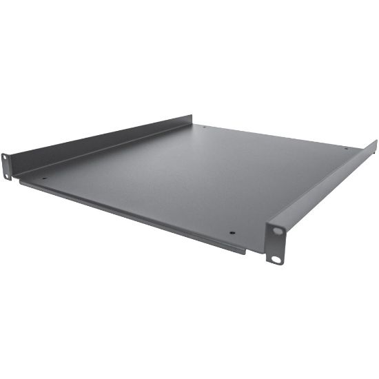 Picture of StarTech.com 1U Server Rack Cabinet Shelf - Fixed 20in Deep Cantilever Rackmount Tray for 19in Data/AV/Network Enclosure w/cage nuts, screws