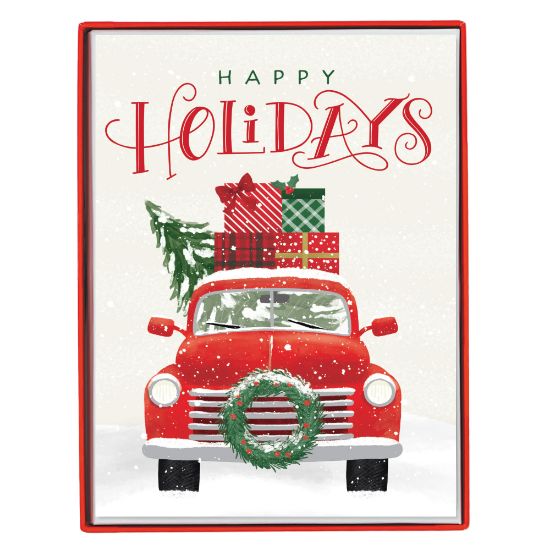 Picture of Graphique Christmas Cards, 5in x 7in, Happy Holidays, Pack Of 15 Cards