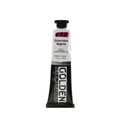 Picture of Golden OPEN Acrylic Paint, 2 Oz Tube, Quinacridone Magenta