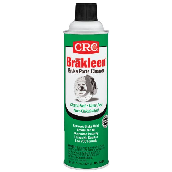 Picture of CRC Brakleen Non-Chlorinated Less 45% VOC Brake Parts Cleaner, 14 Oz Can, Case Of 12