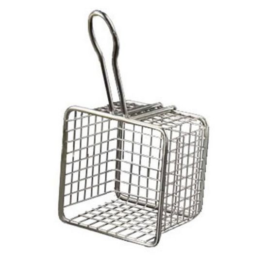 Picture of American Metalcraft Mini Stainless Steel Fry Basket, 4in x 4in, Silver