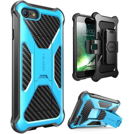 Picture of i-Blason Transformer - Back cover for cell phone - rugged - blue