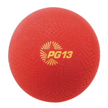 Picture of Champion Sports Playground Ball, 13in, Red