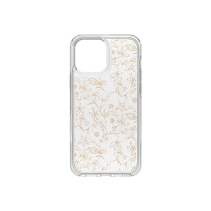 Picture of OtterBox Symmetry Series Clear - Back cover for cell phone - MagSafe compatibility - polycarbonate, synthetic rubber - wallflower - for Apple iPhone 13