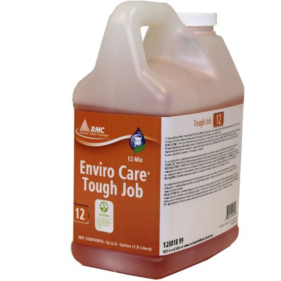 Picture of RMC Enviro Care Tough Job Cleaner - For Hard Surface - Concentrate - 64.2 fl oz (2 quart) - 4 / Carton - Heavy Duty, Bio-based - Orange