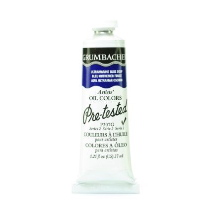 Picture of Grumbacher P307 Pre-Tested Artists Oil Colors, 1.25 Oz, Ultramarine Blue Deep, Pack Of 2