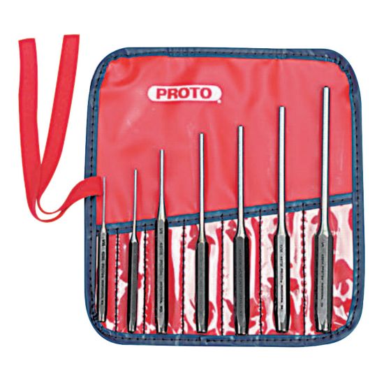 Picture of PROTO 7-Piece Roll Pin Punch Set, 1/16in to 1/4in