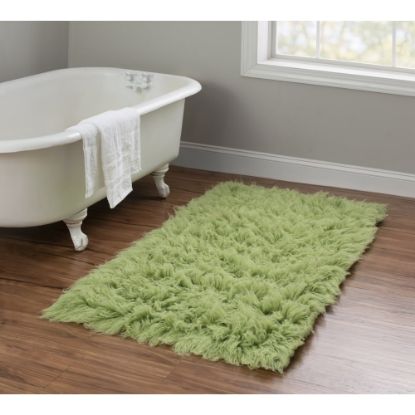 Picture of Linon Flokati Area Rug, 29in x 52in, Morrigan 1400G Lime Green