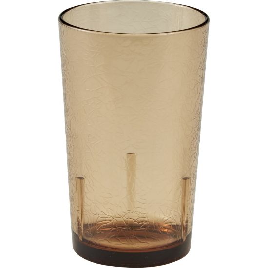 Picture of Cambro Del Mar Styrene Tumblers, 12 Oz, Light Amber, Pack Of 36 Tumblers