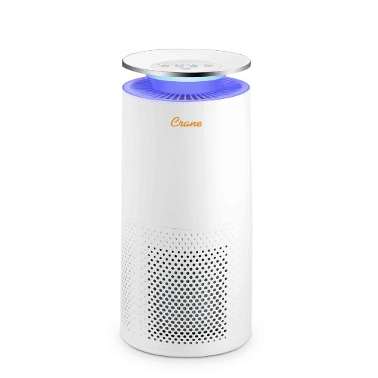 Picture of Crane Ultra Premium True HEPA Air Purifier, 500 Sq. Ft. Coverage, 18-3/4in x 9-1/2in