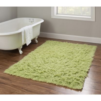 Picture of Linon Flokati Area Rug, 43in x 67in, Morrigan 1400G Lime Green