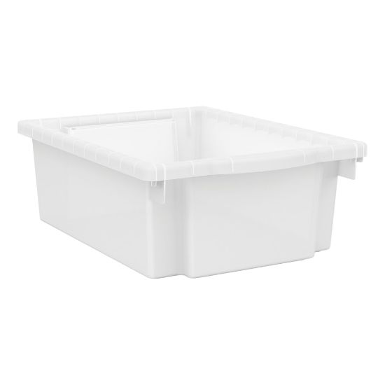 Picture of HON Flagship Storage Collection Bin Kit, Small Size, 6in x 12 3/4in x 16in, Translucent