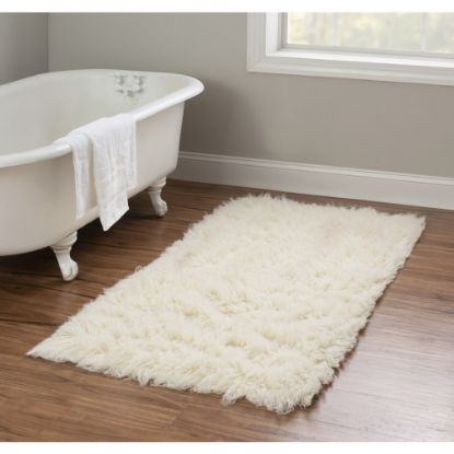 Picture of Linon Flokati Area Rug, 29in x 52in, Morrigan 1400G Natural