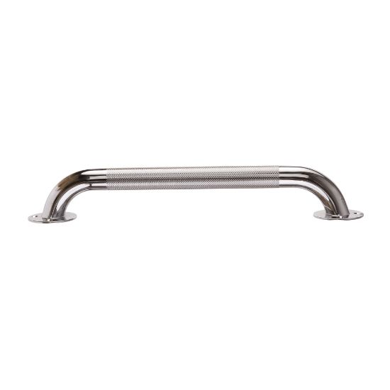 Picture of DMI Textured Steel Bath And Shower Grab Bar, 16inH x 2inW x 3inD, Silver