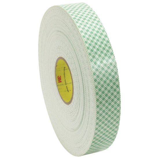 Picture of 3M Medium-Duty Double-Sided Foam Tape, 3in Core, 3/4in x 108ft, Natural