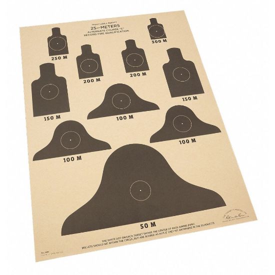 Picture of Rite In The Rain All-Weather Range Targets, 25 Meter, 22in x 17in, Pack Of 100 Targets