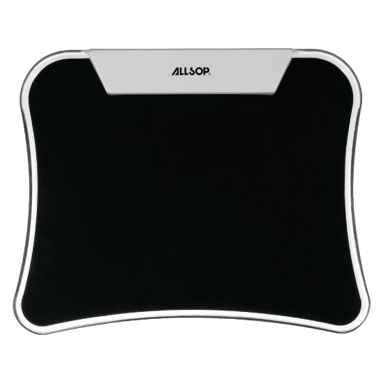 Picture of Allsop LED Mouse Pad/USB Hub, 9in x 11in, Black