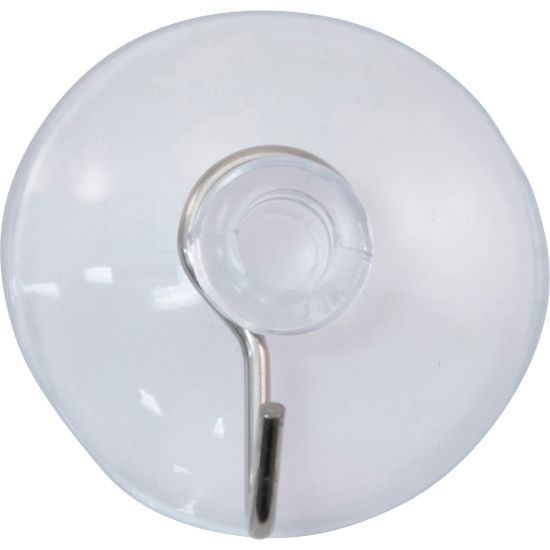 Picture of Advantus Metal Hook Suction Cup - for Glass, Tile, Metal, Kitchen, Classroom, Office - Metal - Clear - 25 / Box