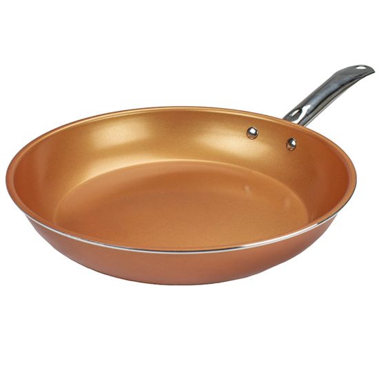 Picture of Brentwood Aluminum Non-Stick Frying Pan, 11-1/2in, Copper