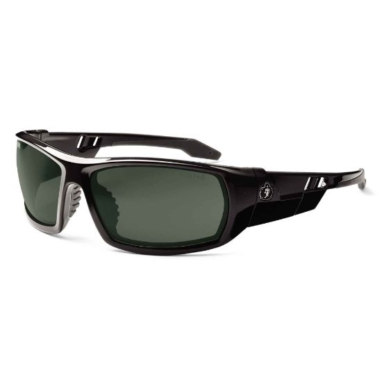 Picture of Ergodyne Skullerz Safety Glasses, Odin, Polarized, Black Frame, G15 Lens