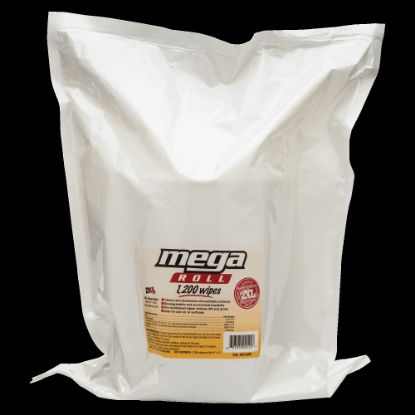 Picture of 2XL Mega Roll Wipes Refills, 8in x 8in, 1,200 Wipes Per Roll