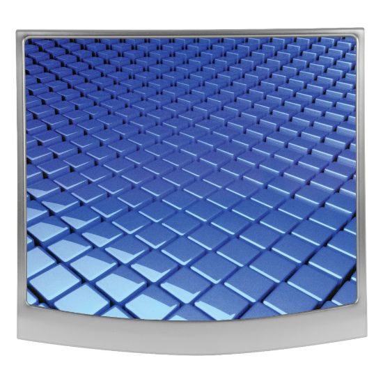 Picture of Allsop Redmond Mouse Pad, 10.75in x 10in, Grid, Blue/Silver