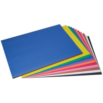 Picture of Prang Construction Paper, 10 Assorted Colors, 18in x 24in, 100 Sheets