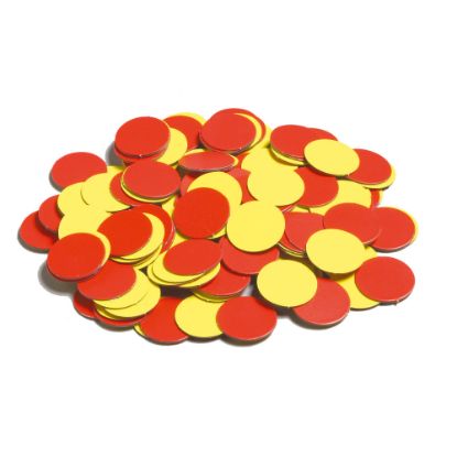 Picture of Learning Advantage Magnetic 2-Color Counters, Grade K - 8, Pack Of 200