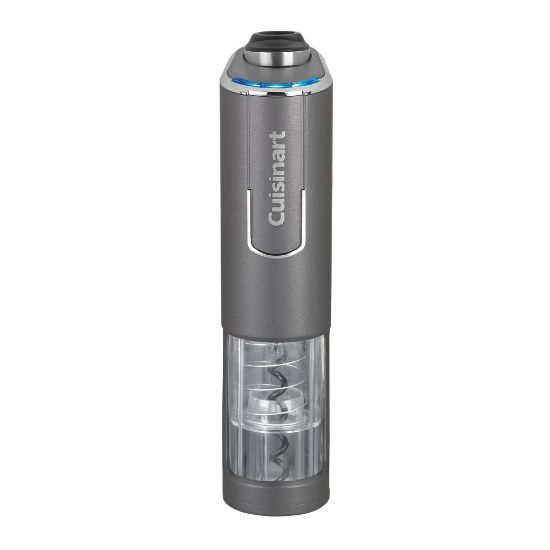 Picture of Cuisinart EvolutionX Cordless 4-in-1 Wine Opener, 8-3/16in x 2in x 3-1/2in, Gray