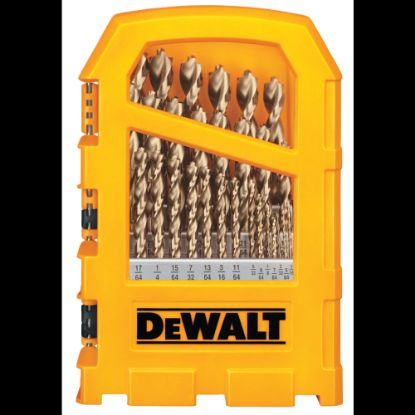 Picture of DeWalt Pilot Point Gold Ferrous Oxide Drill Bit Set, 29-Bits