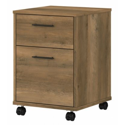 Picture of Bush Furniture Key West 16inD Vertical 2-Drawer Mobile File Cabinet, Reclaimed Pine, Delivery