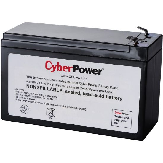 Picture of CyberPower RB1270B Replacement Battery Cartridge - 1 X 12 V / 7.2 Ah Sealed Lead-Acid Battery, 18MO Warranty