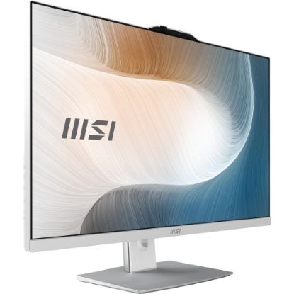 Picture of MSI Modern Modern AM272P All-in-One PC, 27in Screen, Intel Core i7, 16GB Memory, 512GB Solid State Drive, Windows 11 Home, White, WiFi 6