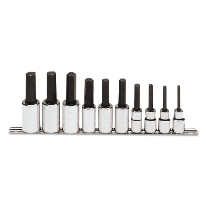 Picture of PROTO 10-Piece Hex-Bit Socket Set, Metric, 1/2in Drive, 6mm to 19mm