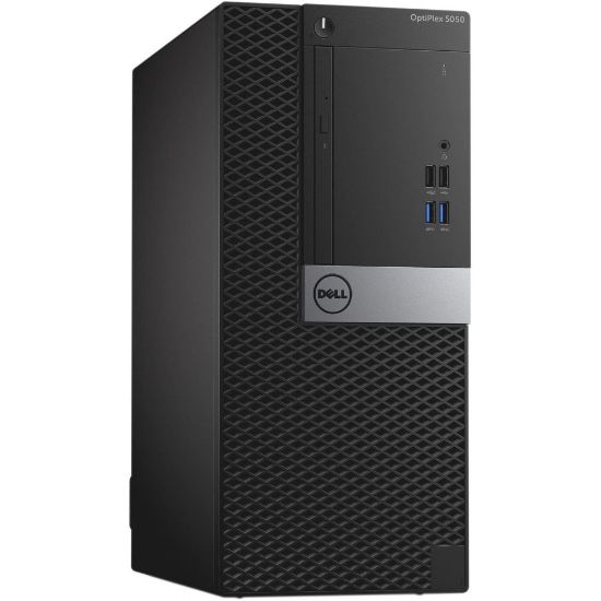 Picture of Dell Optiplex 5050-MT Refurbished Desktop PC, Intel Core i7, 16GB Memory, 500GB Solid State Drive, Windows 10 Pro