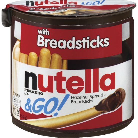 Picture of Nutella Nutella & GO Hazelnut Spread & Breadsticks - 1.23 oz - 12 / Box