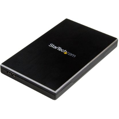 Picture of StarTech.com 2.5in External Hard Drive Enclosure - Supports UASP - Aluminum - USB 3.1 Enclosure - SSD/HDD Enclosure