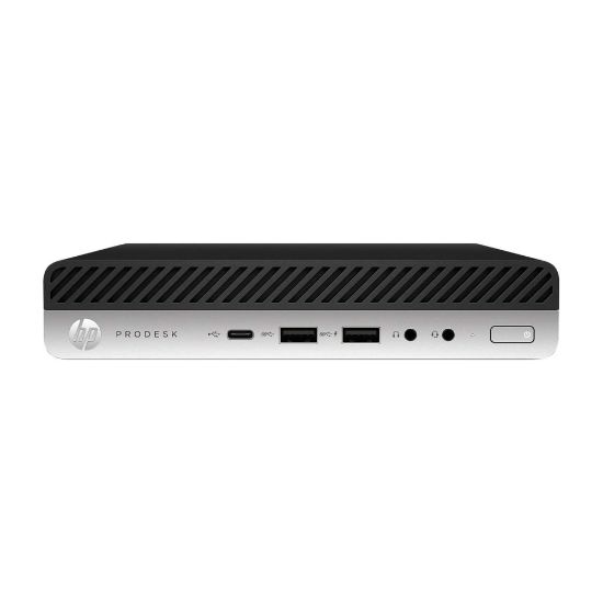 Picture of HP ProDesk 600 G4 Refurbished Mini Desktop PC, Intel Core i5-8500T, 16GB Memory, 500GB Solid State Drive, Windows 10 Pro, OD1-1306