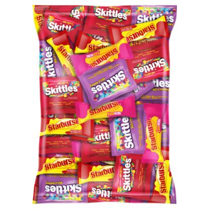 Picture of Skittles & Starburst Fun-Size Variety Pack, 104.4 Oz