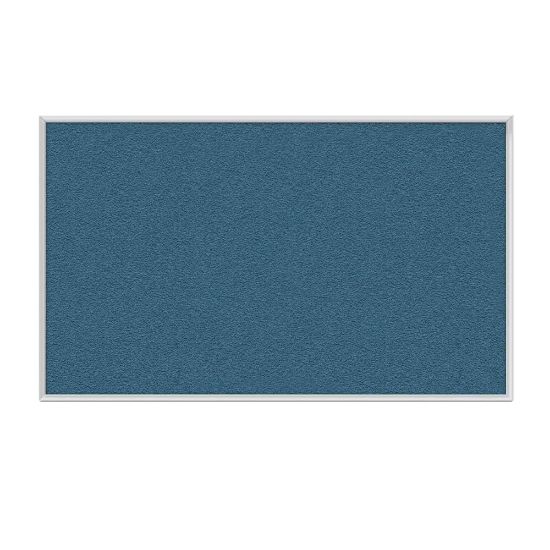 Picture of Ghent Aluminum Frame Vinyl Bulletin Board, 18in x 18in, Ocean, Satin Frame